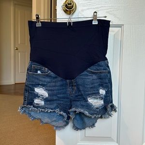 PinkBlush Maternity Jean Shorts